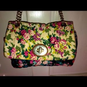 Multi floral purse